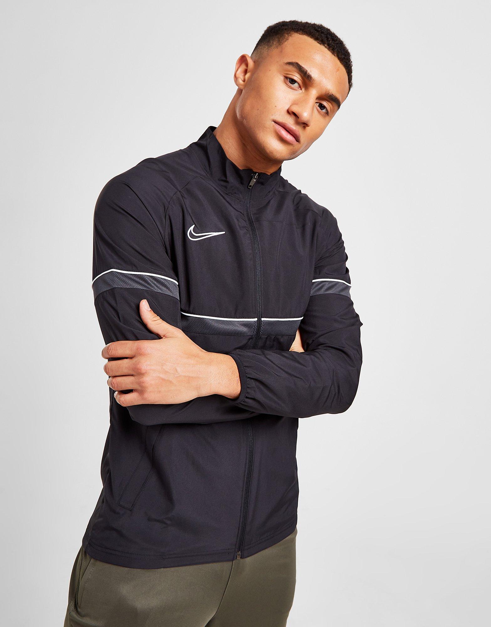 Pánska mikina NIKE MIKINA ROZEPÍNACÍ ACADEMY FULL ZIP TRACK TOP CW6118-014 Černá