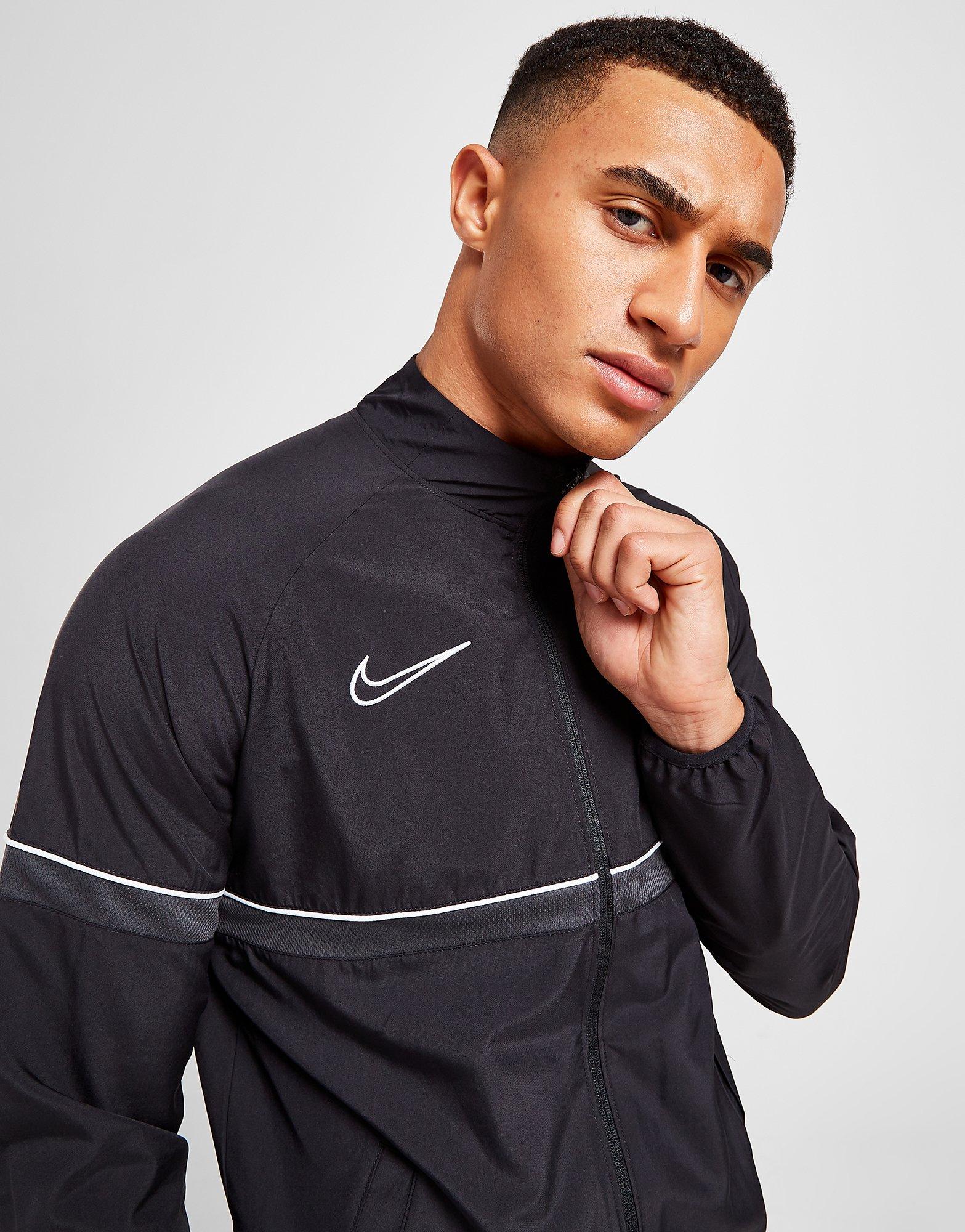 Pánska mikina NIKE MIKINA ROZEPÍNACÍ ACADEMY FULL ZIP TRACK TOP CW6118-014 Černá