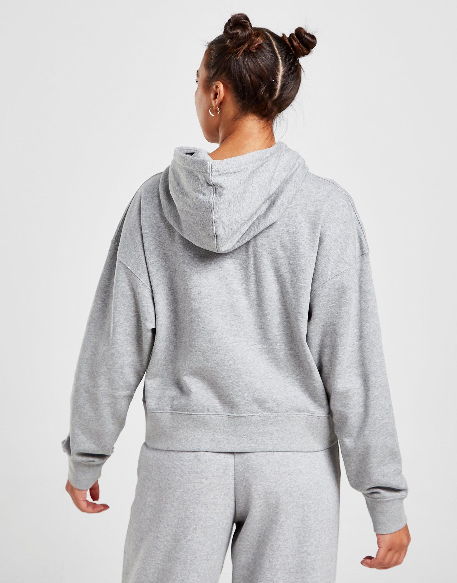Dámska mikina JORDAN MIKINA S KAPUCŇOU W J ESSEN FLC HOODIE CORE DN4570-063 Sivá