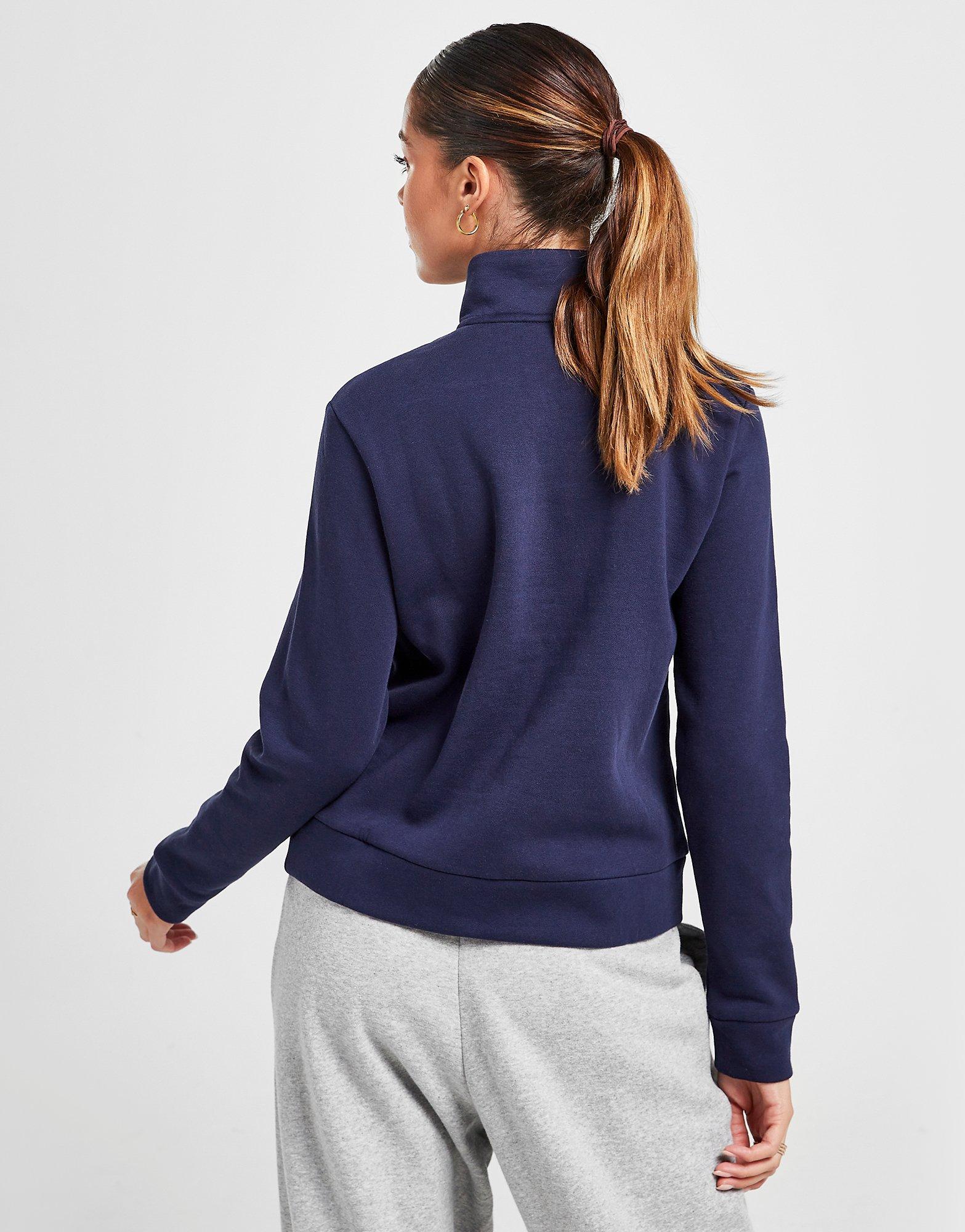 Bluză pentru femei PUMA BLUZĂ CORE 1/4 ZIP SWEATSHIRT 58688606 Bleumarin