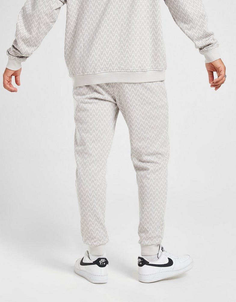 SIKSILK TRENINGOWE X MESSI ALL OVER PRINT JOGGERS SS20998 Szary