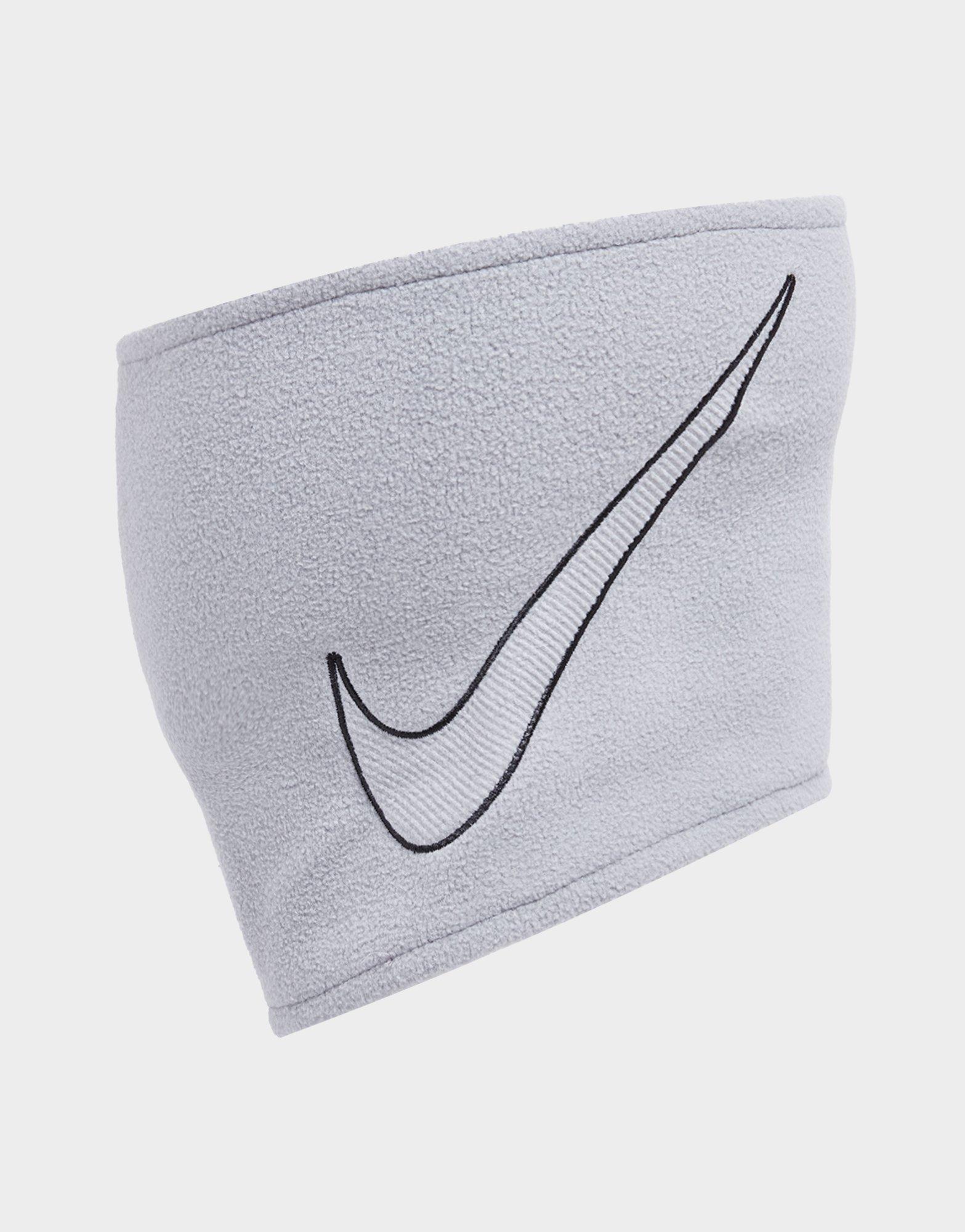 NIKE KOMIN SWOOSH FLC SNOOD LT GRY NIKE SCARVES 1000656063C Juoda