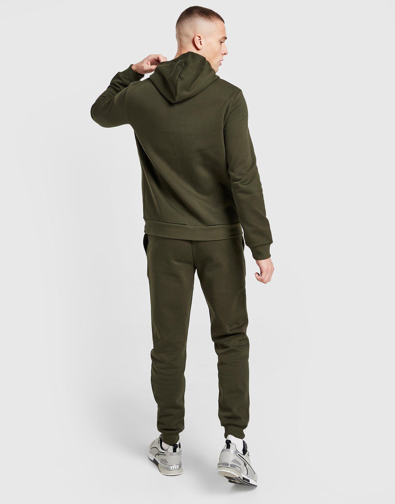 Trening pentru bărbați PUMA TRENING CORE FULL ZIP PANEL TRACKSUIT  53412801 Verde