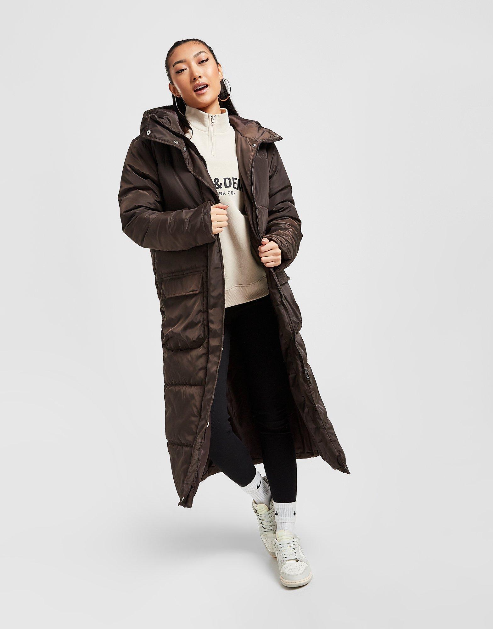 SUPPLY & DEMAND BUNDA LONG PADDED JACKET SUPTW15713 Hnedá