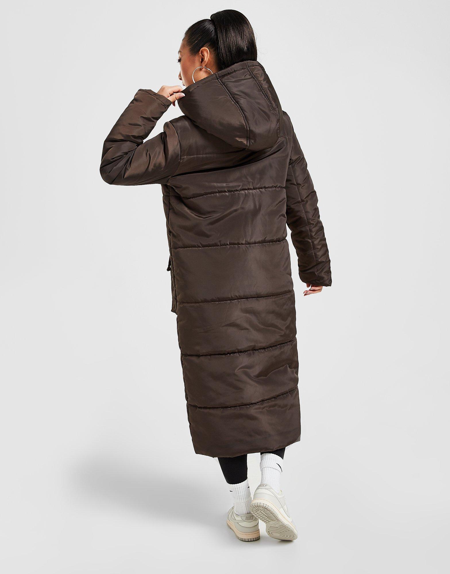 SUPPLY & DEMAND BUNDA LONG PADDED JACKET SUPTW15713 Hnedá