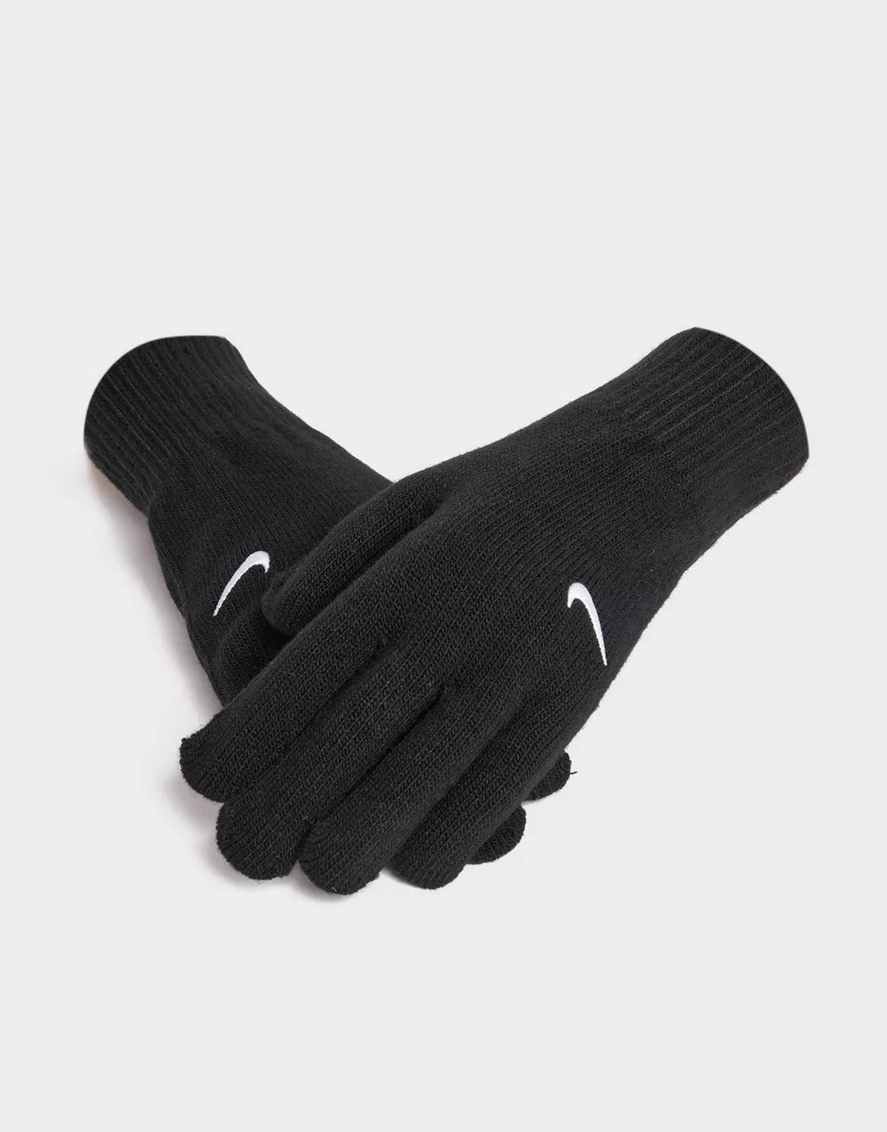 NIKE РУКАВИЧКИ SWOOSH KNIT TG BLK NIKE SKI GLOVES, фото 1 з 3