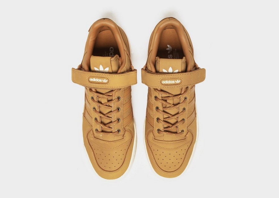 Buty sneakersy męskie ADIDAS FORUM LOW GX1422 Brązowy