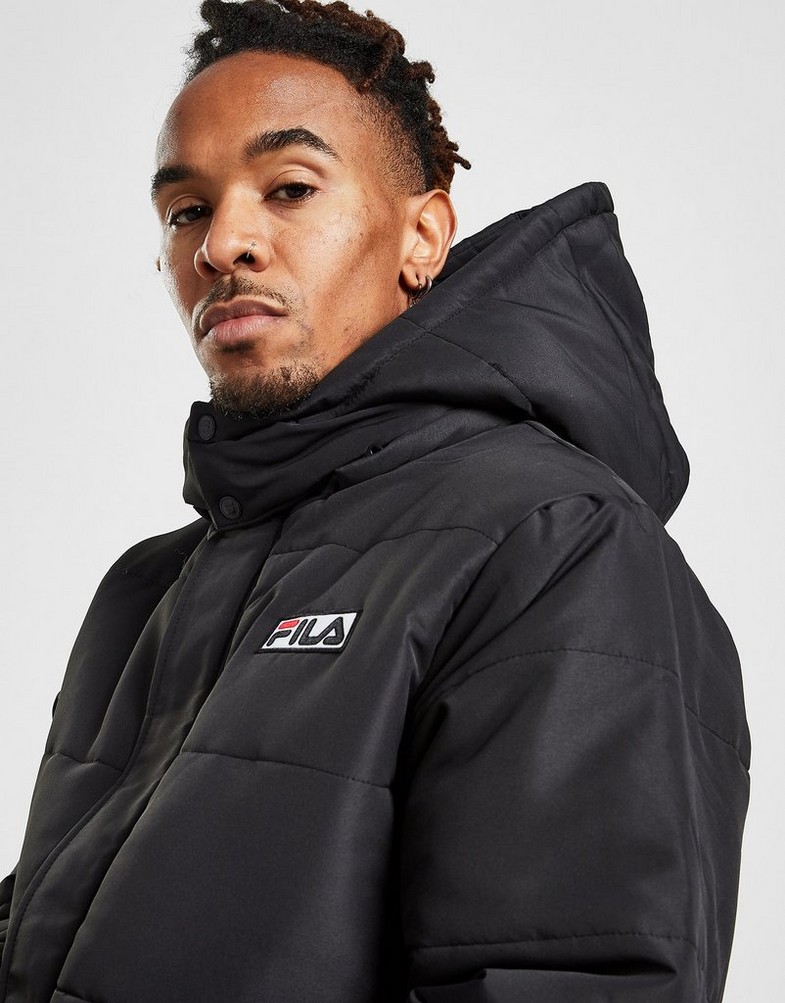 Kurtka męska FILA KURTKA MOUNTAIN PADDED JACKET FW21JDM014 Czarny