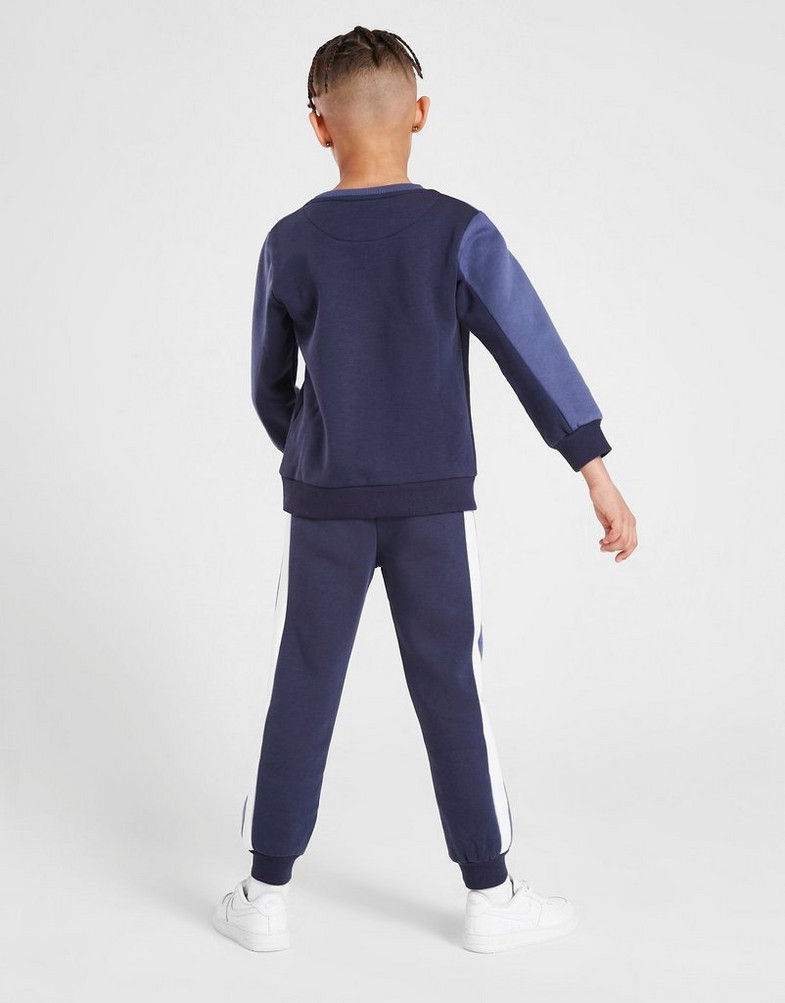 Detská tepláková súprava MCKENZIE DRES MINI ERWAN CREW TRACKSUIT CHILDREN MCKTI14875101 Modrá