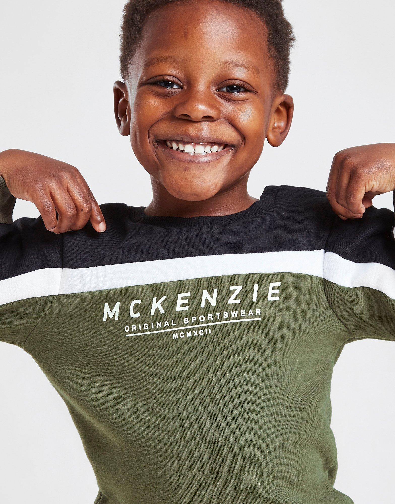 Detská tepláková súprava MCKENZIE MICRO ERWAN CREW TRACKSUIT INFANT  MCKTI14897611 Khaki