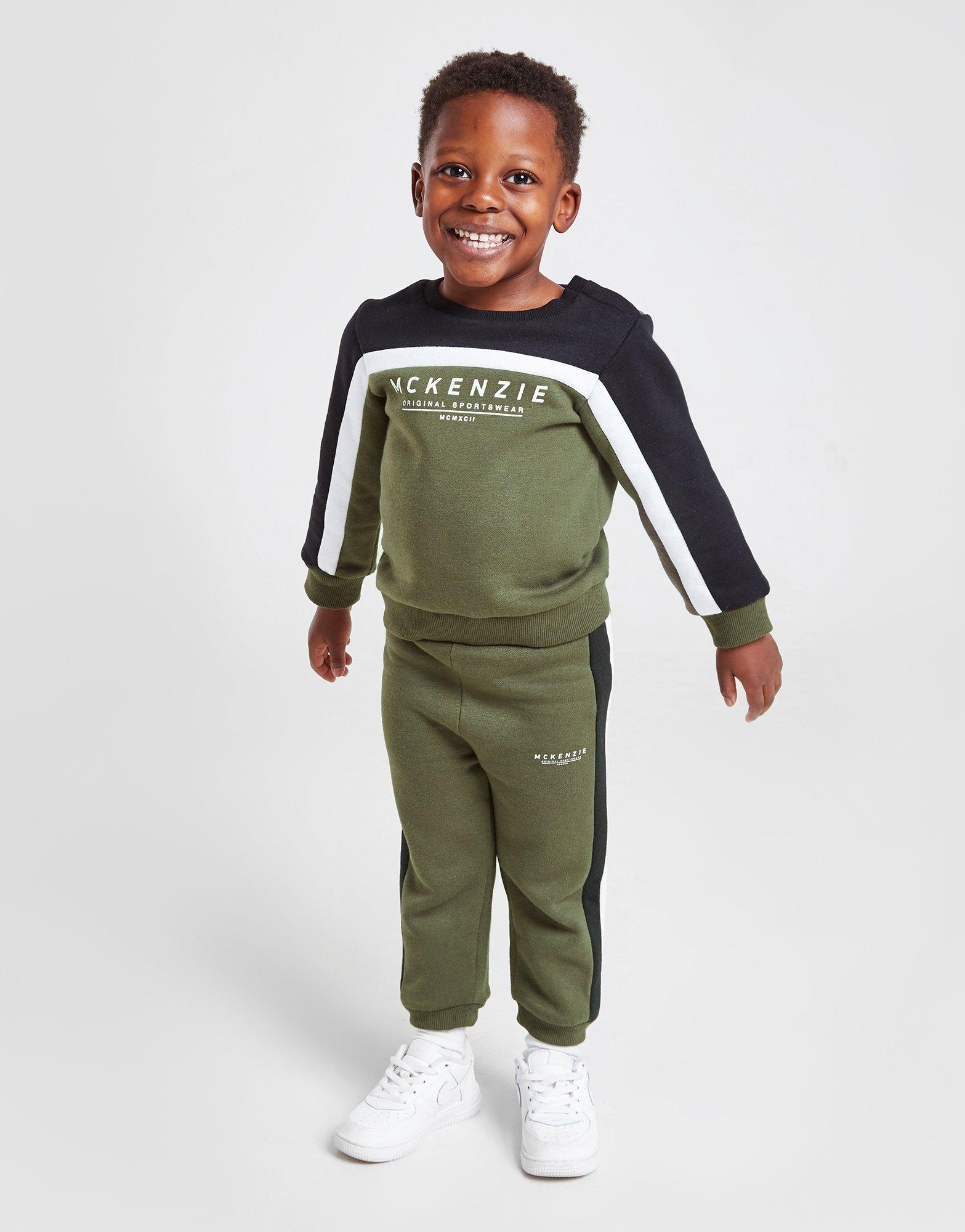 Detská tepláková súprava MCKENZIE MICRO ERWAN CREW TRACKSUIT INFANT  MCKTI14897611 Khaki
