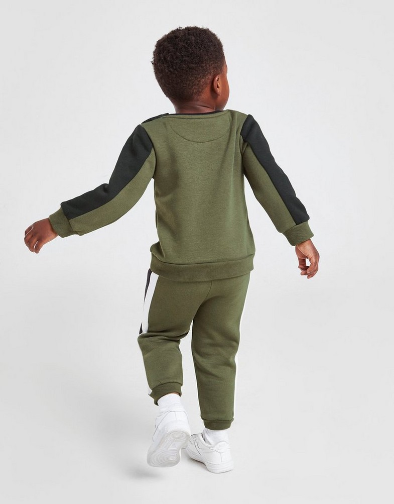 Detská tepláková súprava MCKENZIE MICRO ERWAN CREW TRACKSUIT INFANT  MCKTI14897611 Khaki
