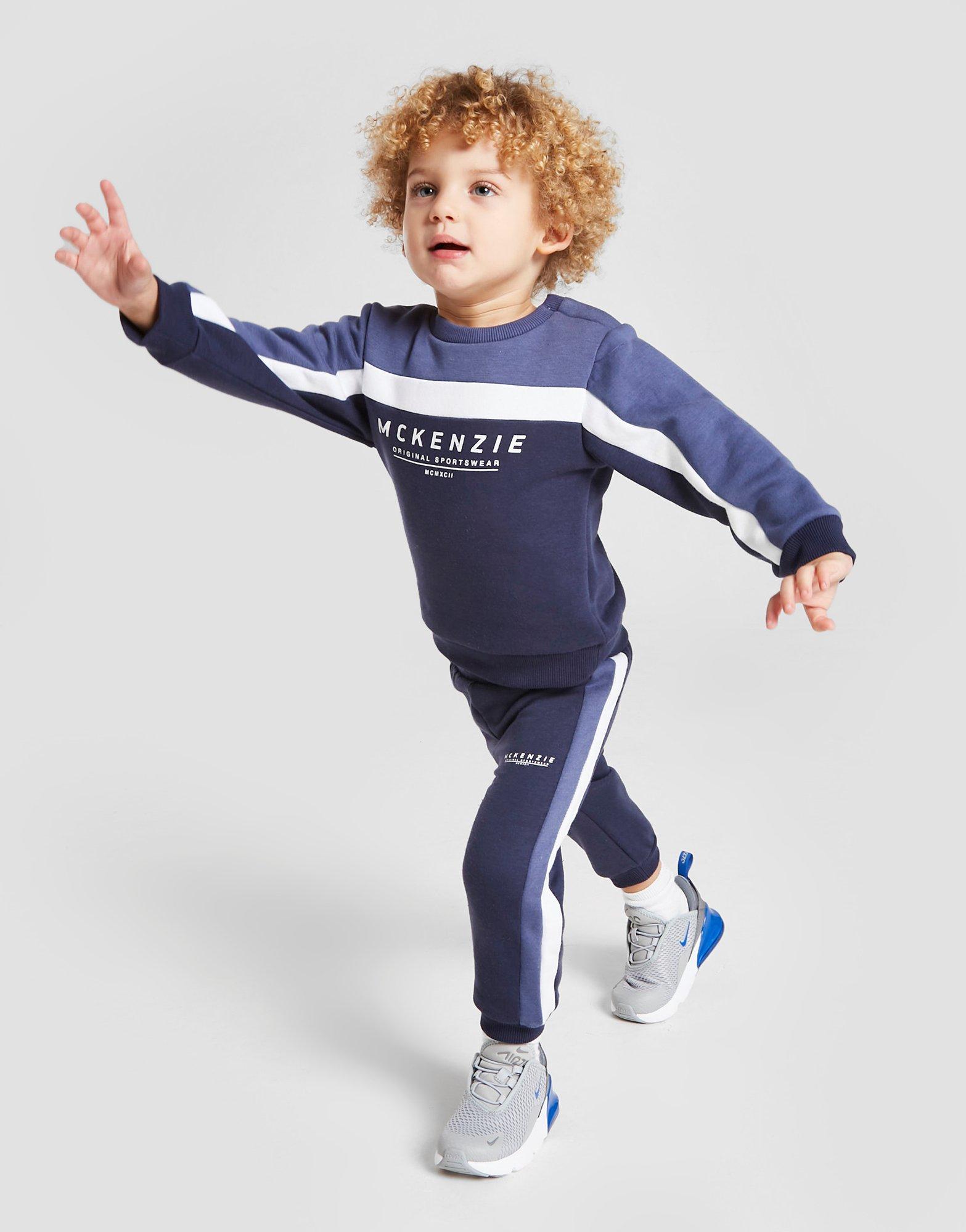 Komplet dresowy dziecięcy MCKENZIE MICRO ERWAN CREW TRACKSUIT INFANT  MCKTI14897101 Niebieski