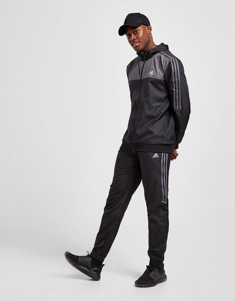 Trening pentru bărbați ADIDAS TRENING MATCH WOVEN TRACKSUIT  HF6339 Negru