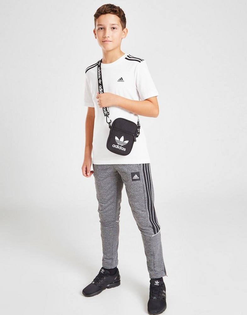 Koszulka, t-shirt dziecięcy ADIDAS T-SHIRT 3-STRIPES SPORT T-SHIRT JUNIOR HC3489 Biały