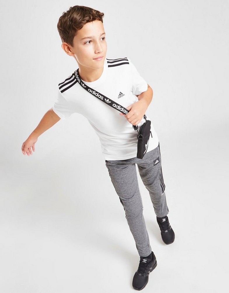 Koszulka, t-shirt dziecięcy ADIDAS T-SHIRT 3-STRIPES SPORT T-SHIRT JUNIOR HC3489 Biały