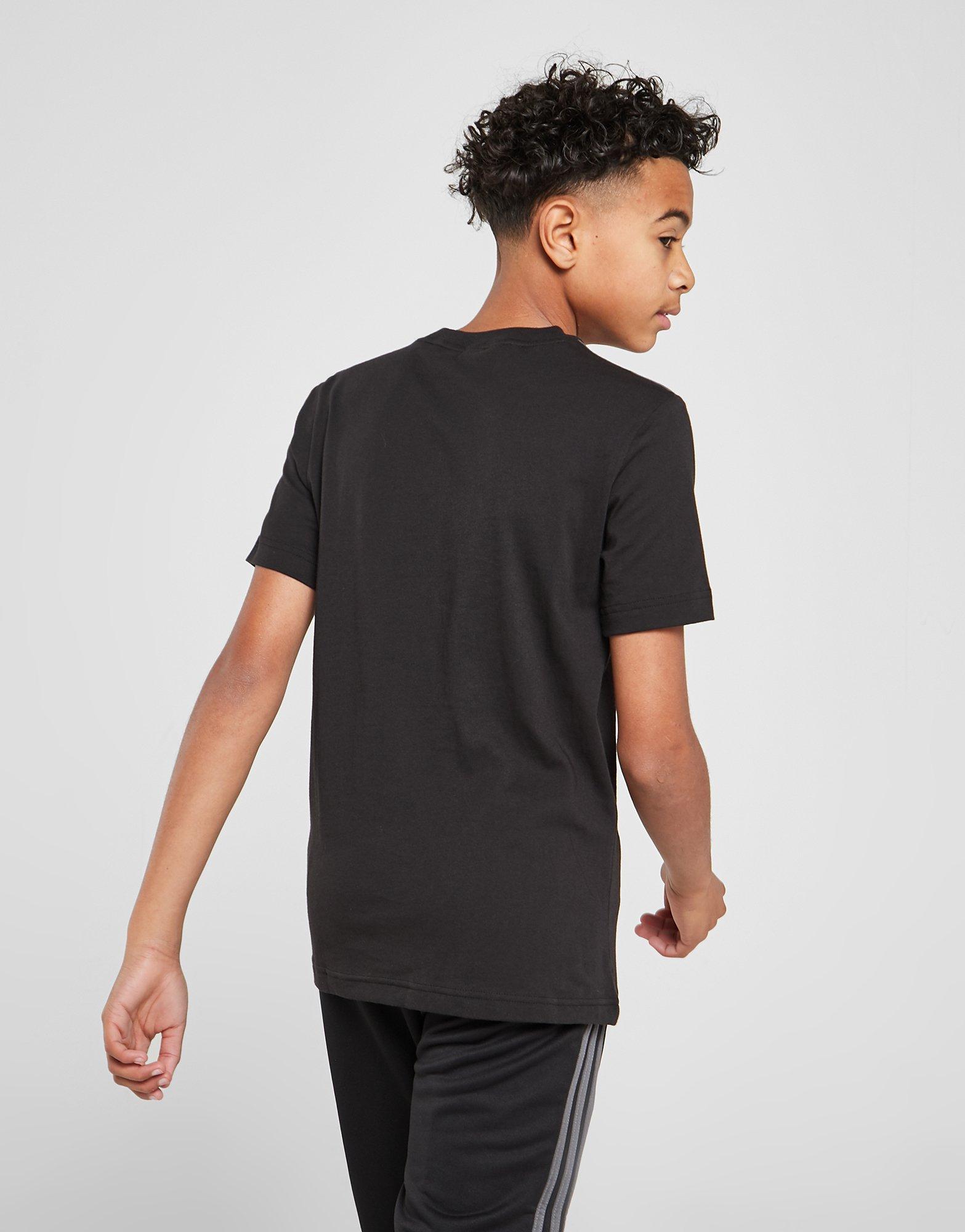 Detské tričko ADIDAS 3 STRIPES SPORT TRIČKO JUNIOR HC3490 Čierna