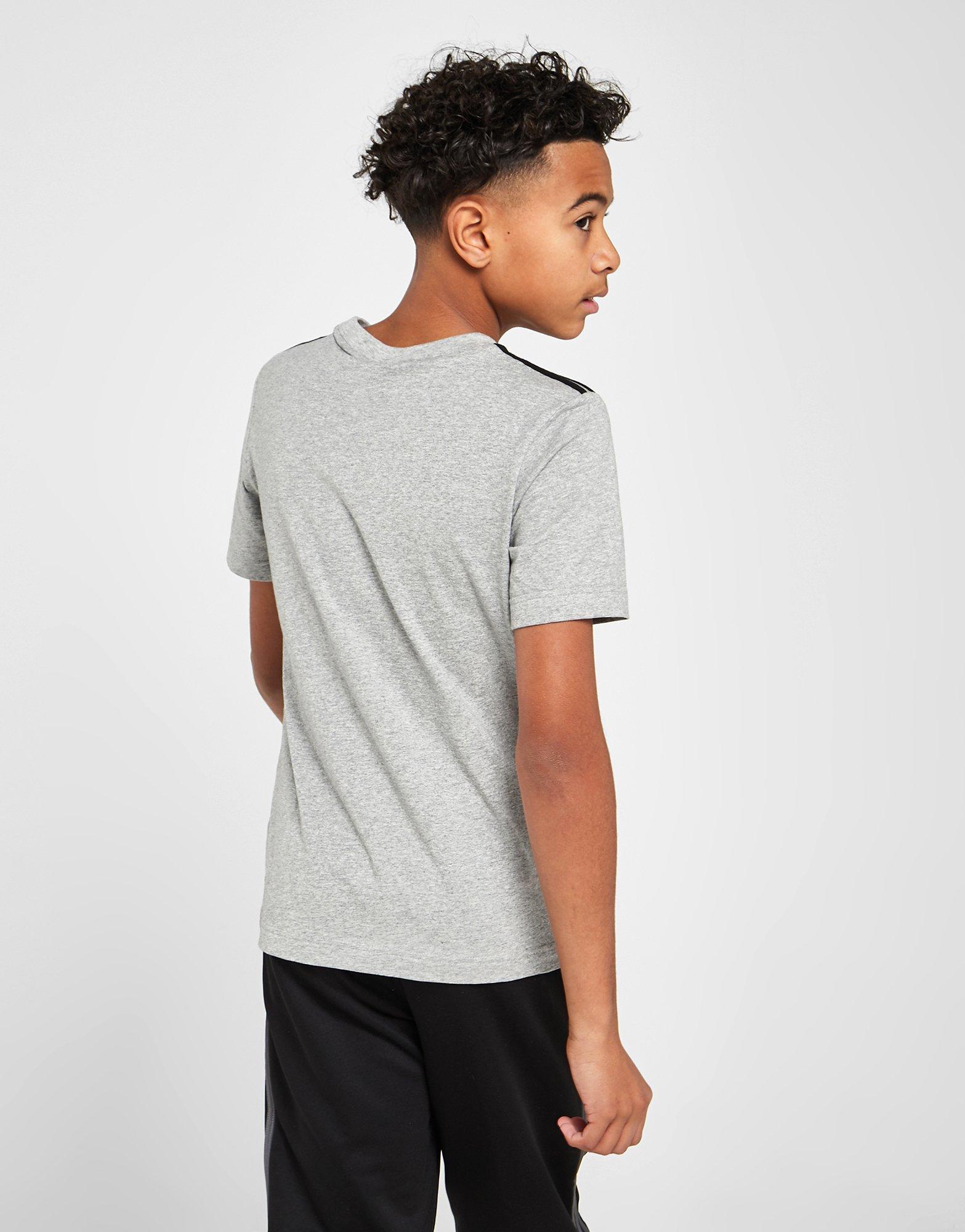 Detské tričko ADIDAS TRIČKO 3-STRIPES SPORT TRIČKO JUNIOR HC3488 Sivá