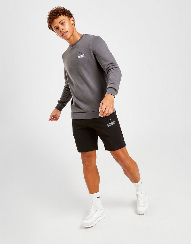 Bluza męska PUMA CORE SMALL LOGO CREW SWEATSHIRT  84596144 Czarny