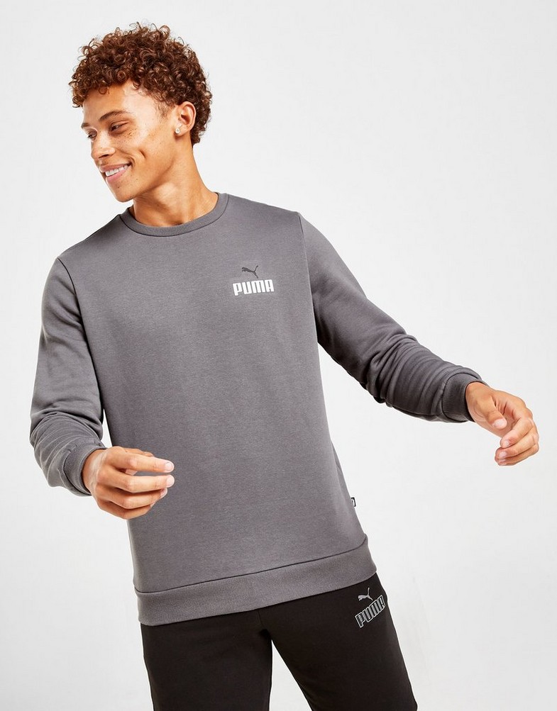 Bluza męska PUMA CORE SMALL LOGO CREW SWEATSHIRT  84596144 Czarny