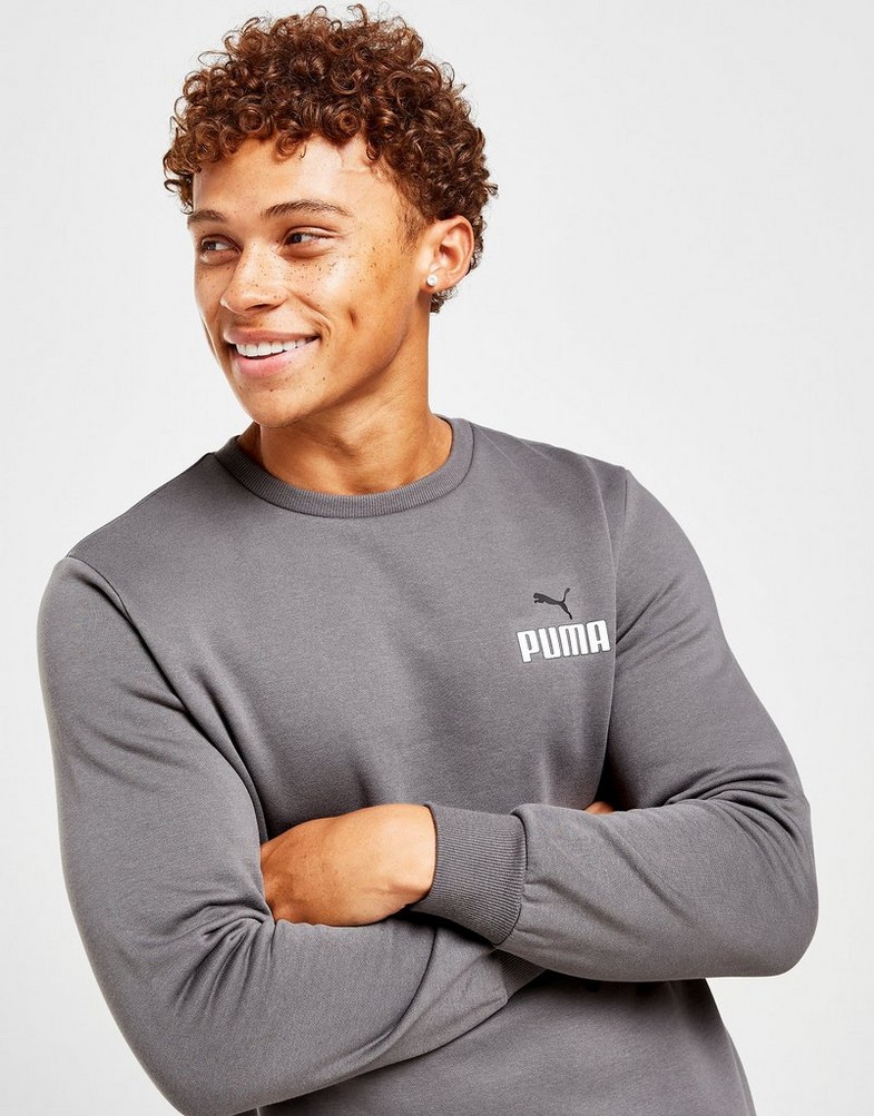 Bluza męska PUMA CORE SMALL LOGO CREW SWEATSHIRT  84596144 Czarny