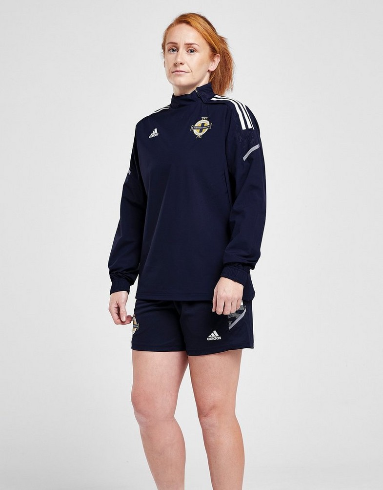 Komplet dresowy męski ADIDAS DRES NORTHERN IRELAND CONDIVO21 HYBRID TOP GH7180NIR Granatowy