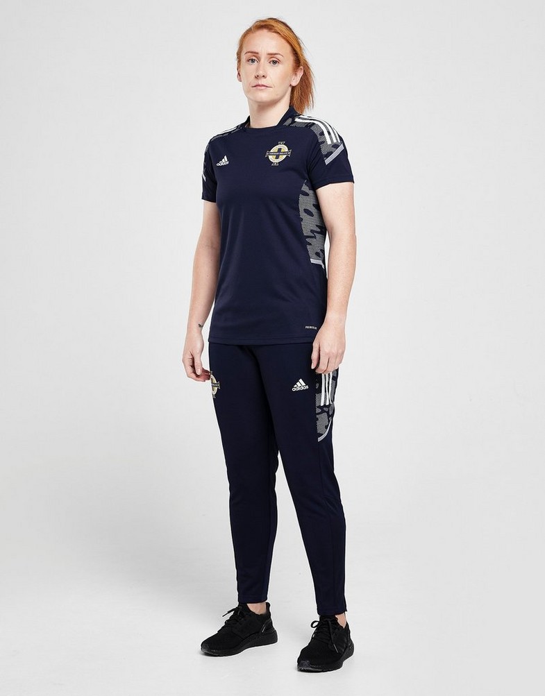 Koszulka, t-shirt męski ADIDAS KRÓTKI RĘKAW NORTHERN IRELAND CONDIVO21 TRAINING T-SHIRT GH7164NIR Granatowy