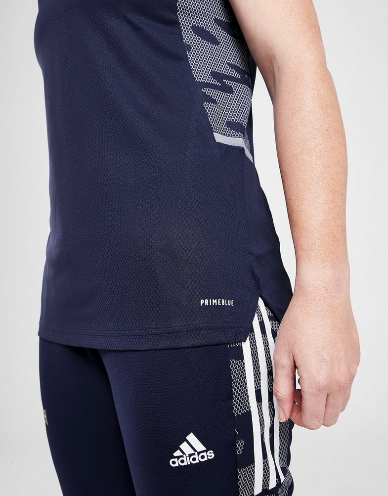 Koszulka, t-shirt męski ADIDAS KRÓTKI RĘKAW NORTHERN IRELAND CONDIVO21 TRAINING T-SHIRT GH7164NIR Granatowy