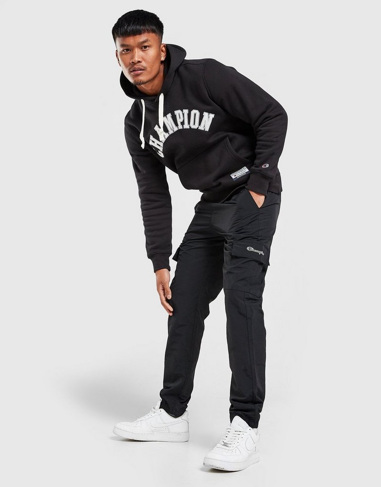 CHAMPION SPODNIE CARGO JOGGERS 218052KK001 Czarny