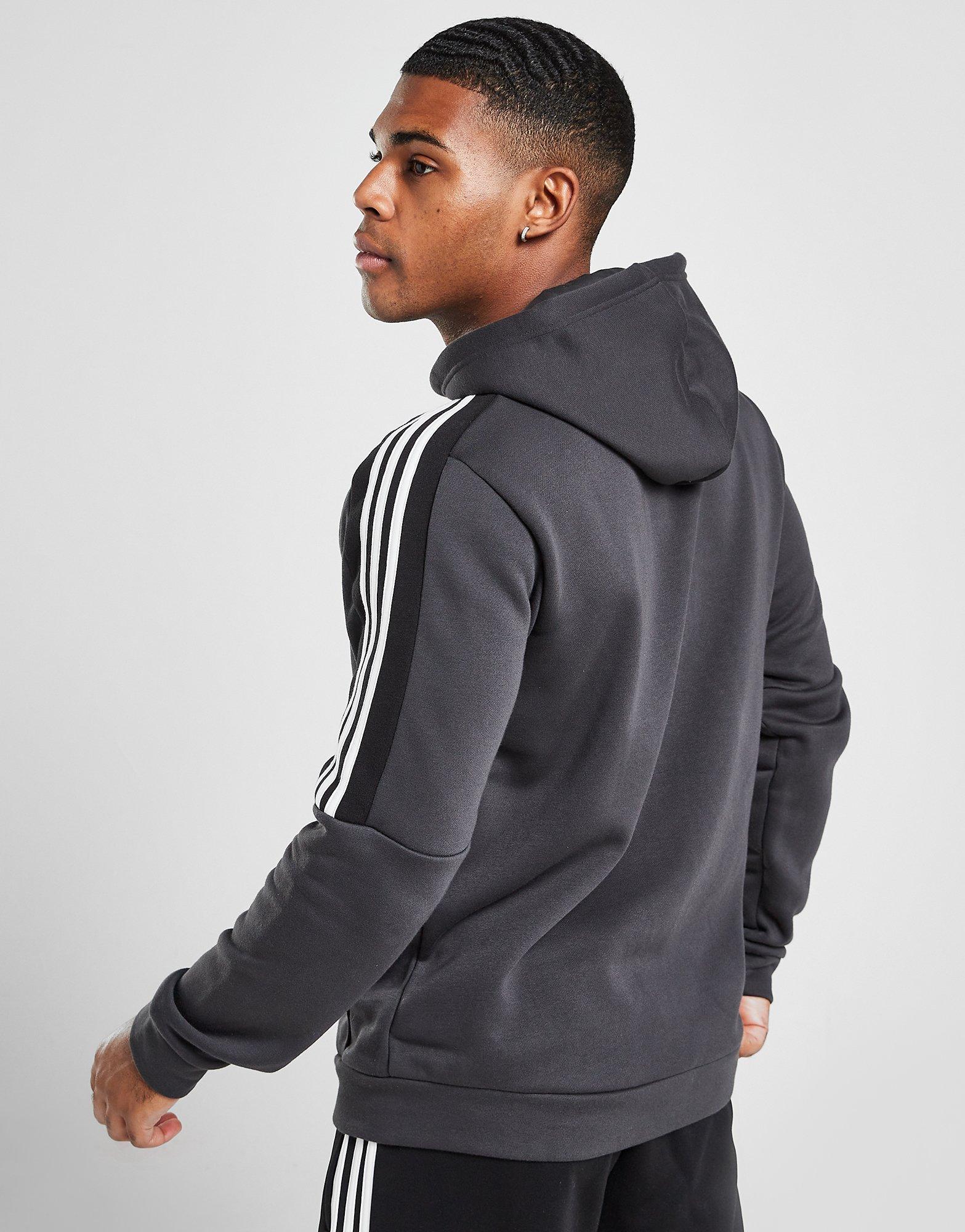 Bluză pentru bărbați ADIDAS BLUZĂ CU GLUGĂ ENERGIZE FULL ZIP HOODIE HF9803 Gri