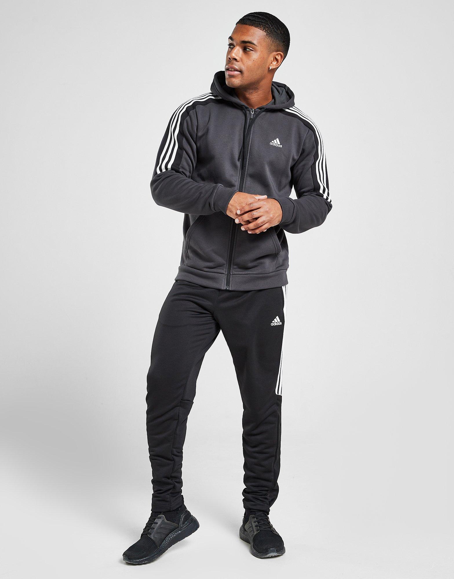 Bluză pentru bărbați ADIDAS BLUZĂ CU GLUGĂ ENERGIZE FULL ZIP HOODIE HF9803 Gri