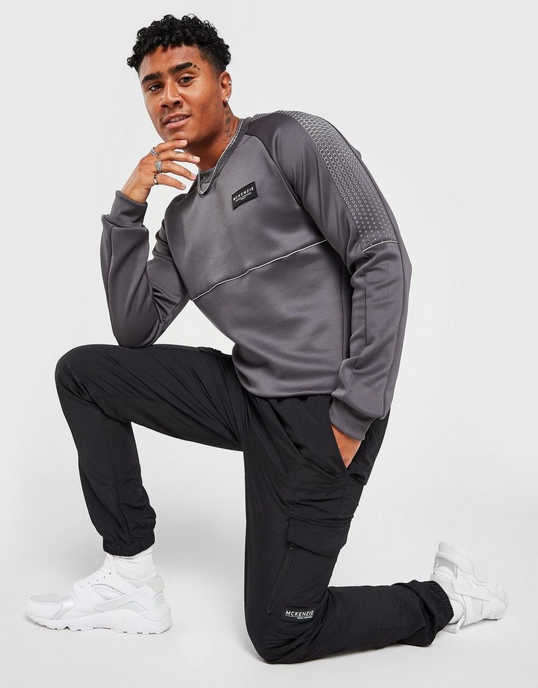 Pánske nohavice MCKENZIE STEREO CARGO PANTS  MCKTM14984 Čierna
