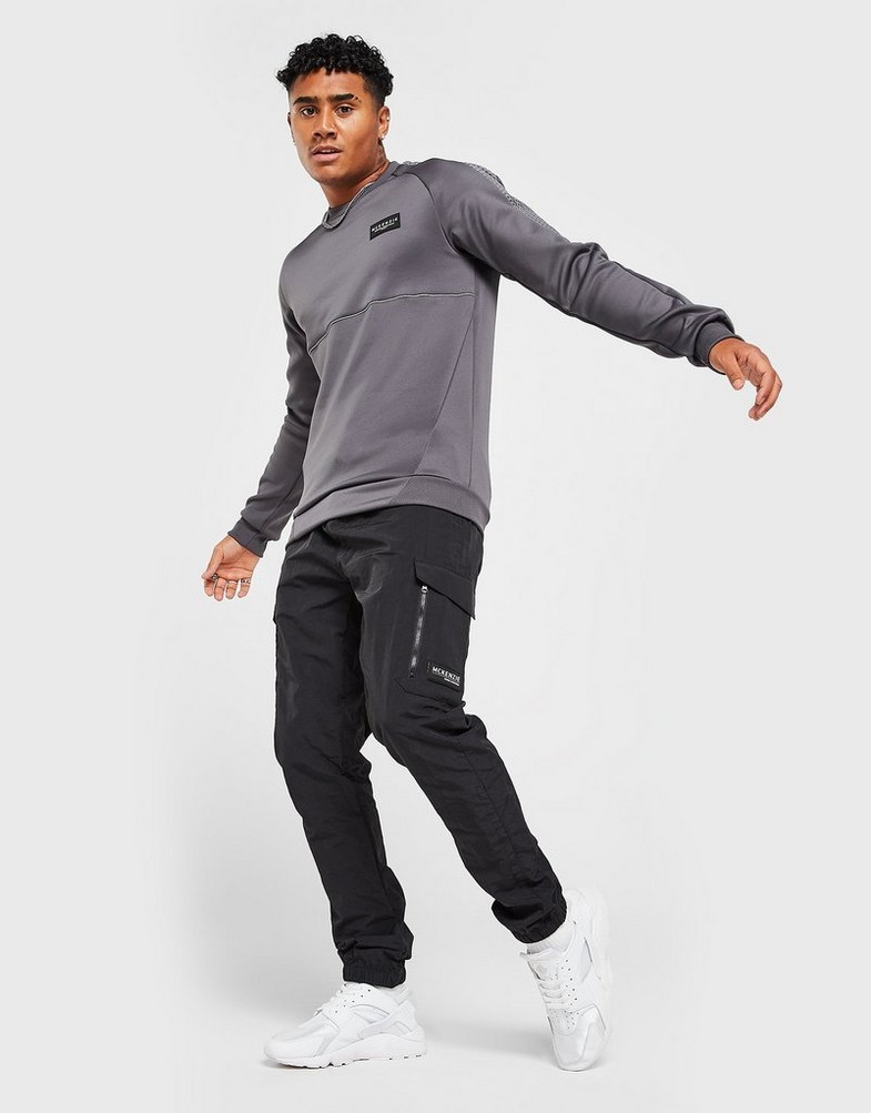Pánske nohavice MCKENZIE STEREO CARGO PANTS  MCKTM14984 Čierna