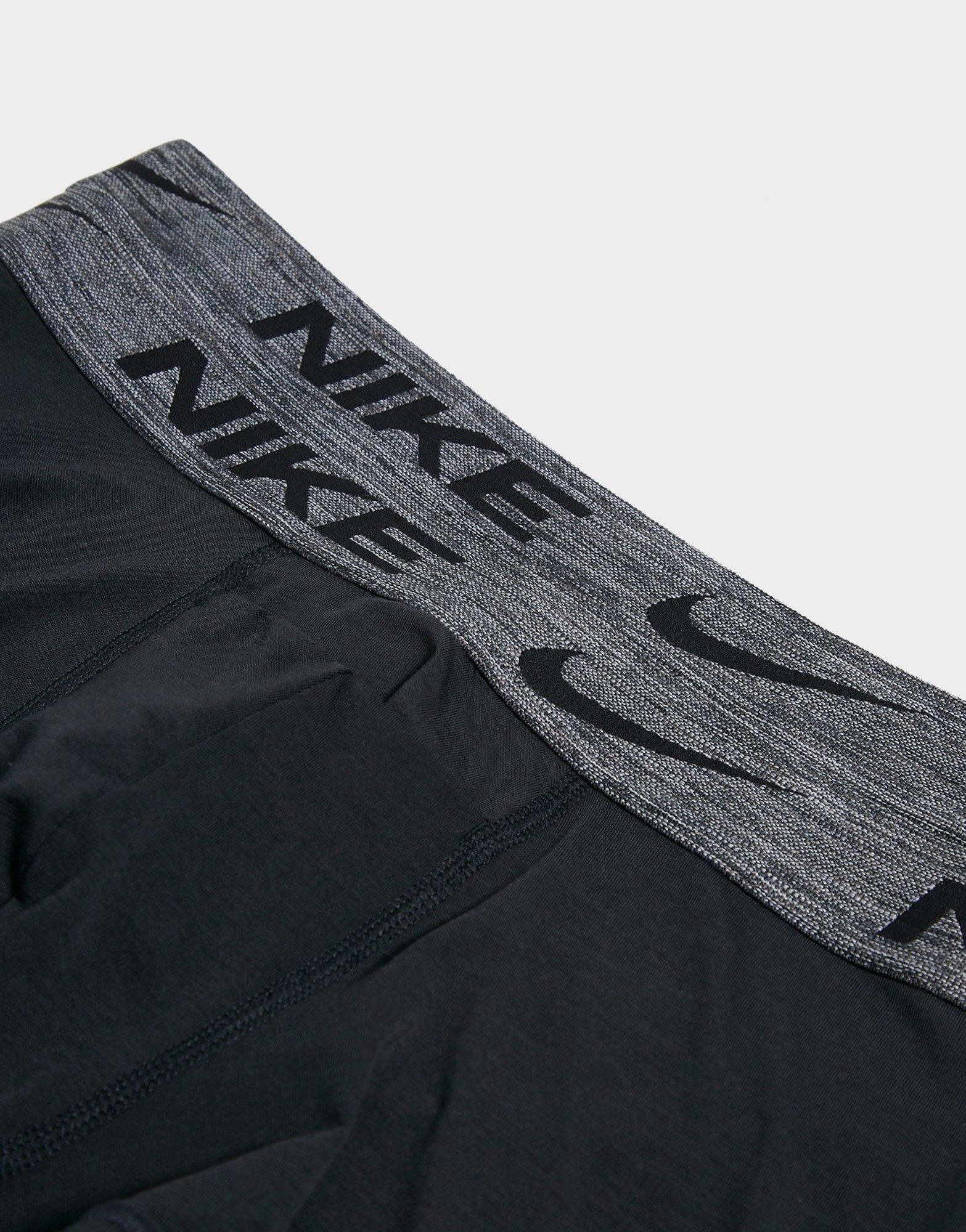 Lenjerie intimă pentru bărbați NIKE BOXERI 2 PACK RELUX TRUNKS 0000KE1077UB1 Negru