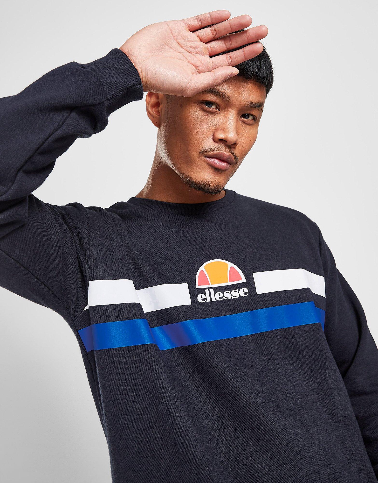 Pánska mikina ELLESSE MIKINA PRELLA SWEATSHIRT SHL13165 Tmavomodrá