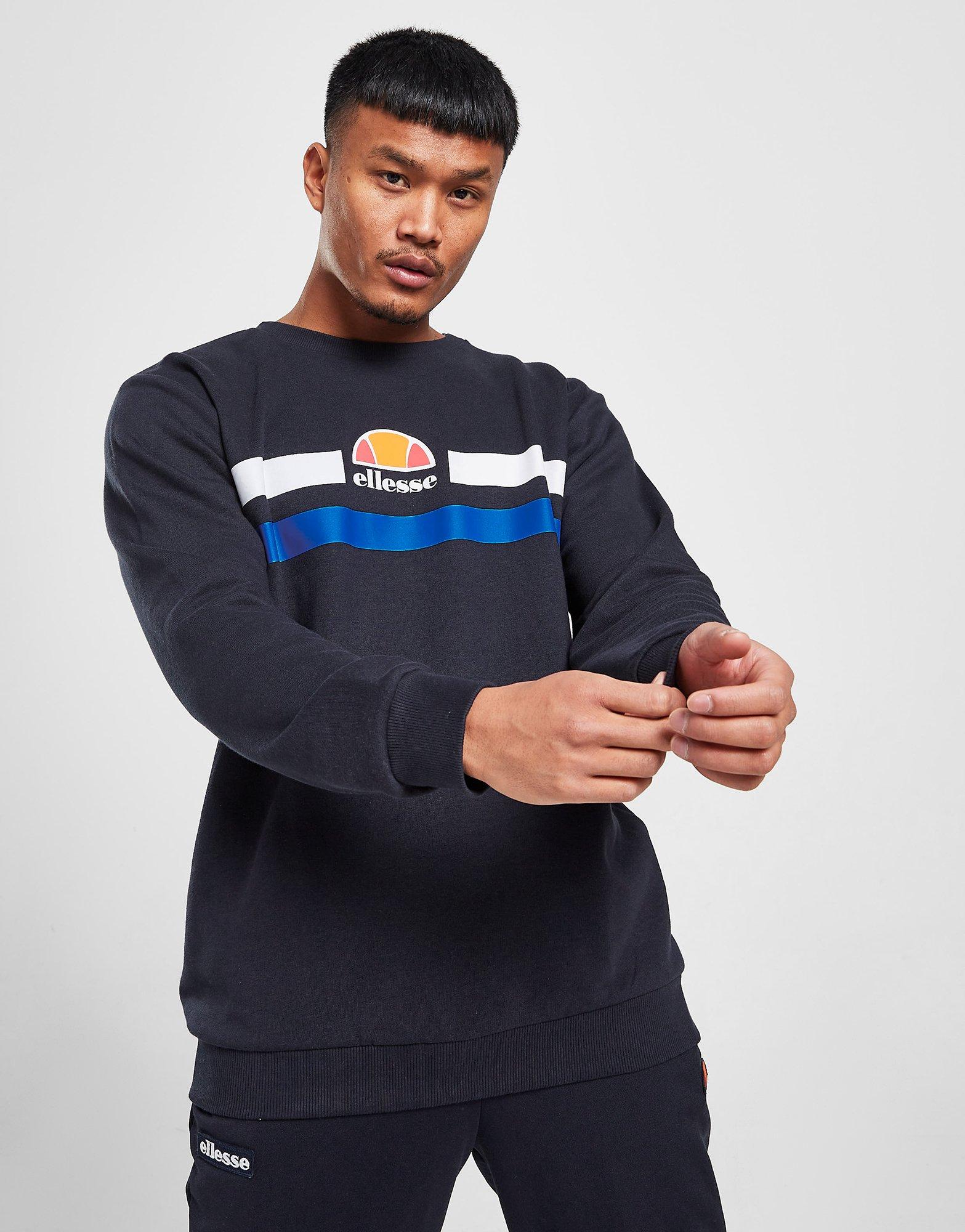 Pánska mikina ELLESSE MIKINA PRELLA SWEATSHIRT SHL13165 Tmavomodrá