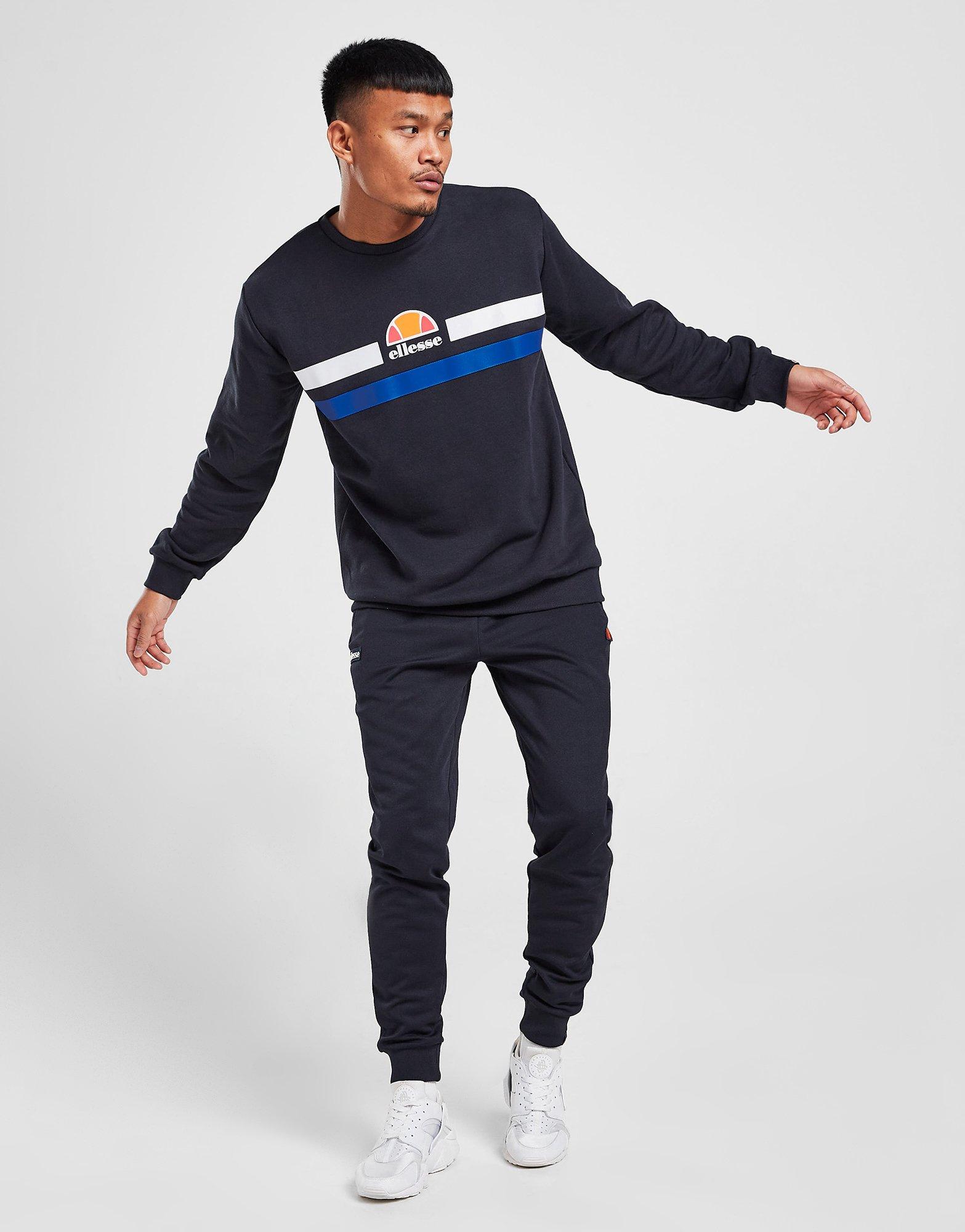 Pánska mikina ELLESSE MIKINA PRELLA SWEATSHIRT SHL13165 Tmavomodrá