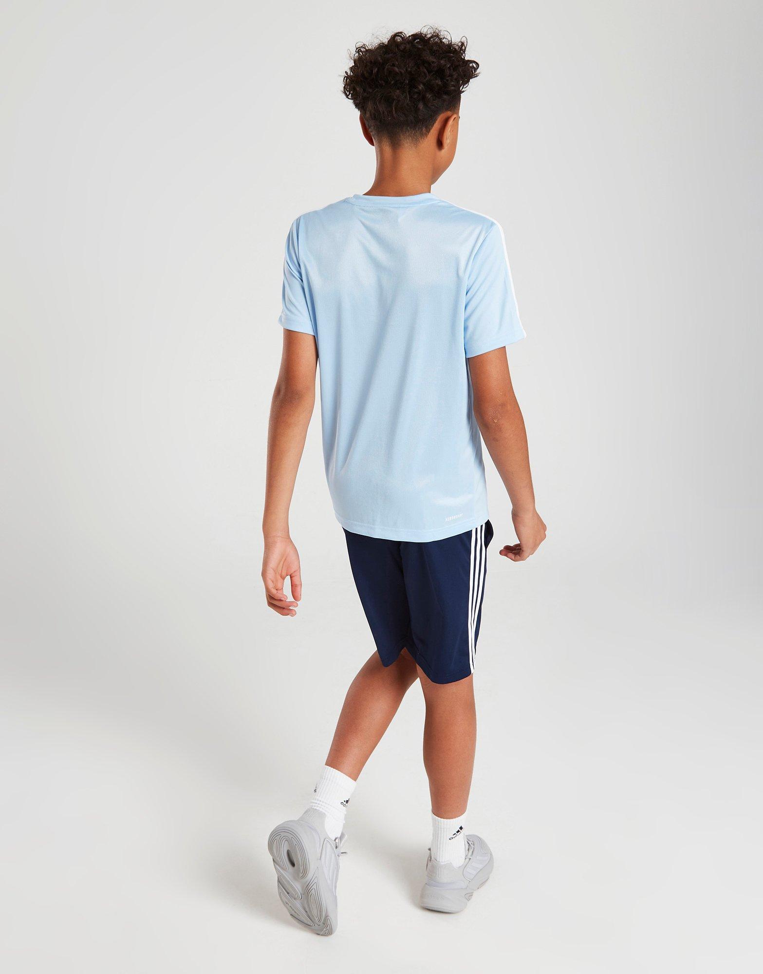 Детски анцуг ADIDAS ТЕНИСКА DESIGNED 2 MOVE ТЕНИСКА/SHORTS SET HD7354 Син