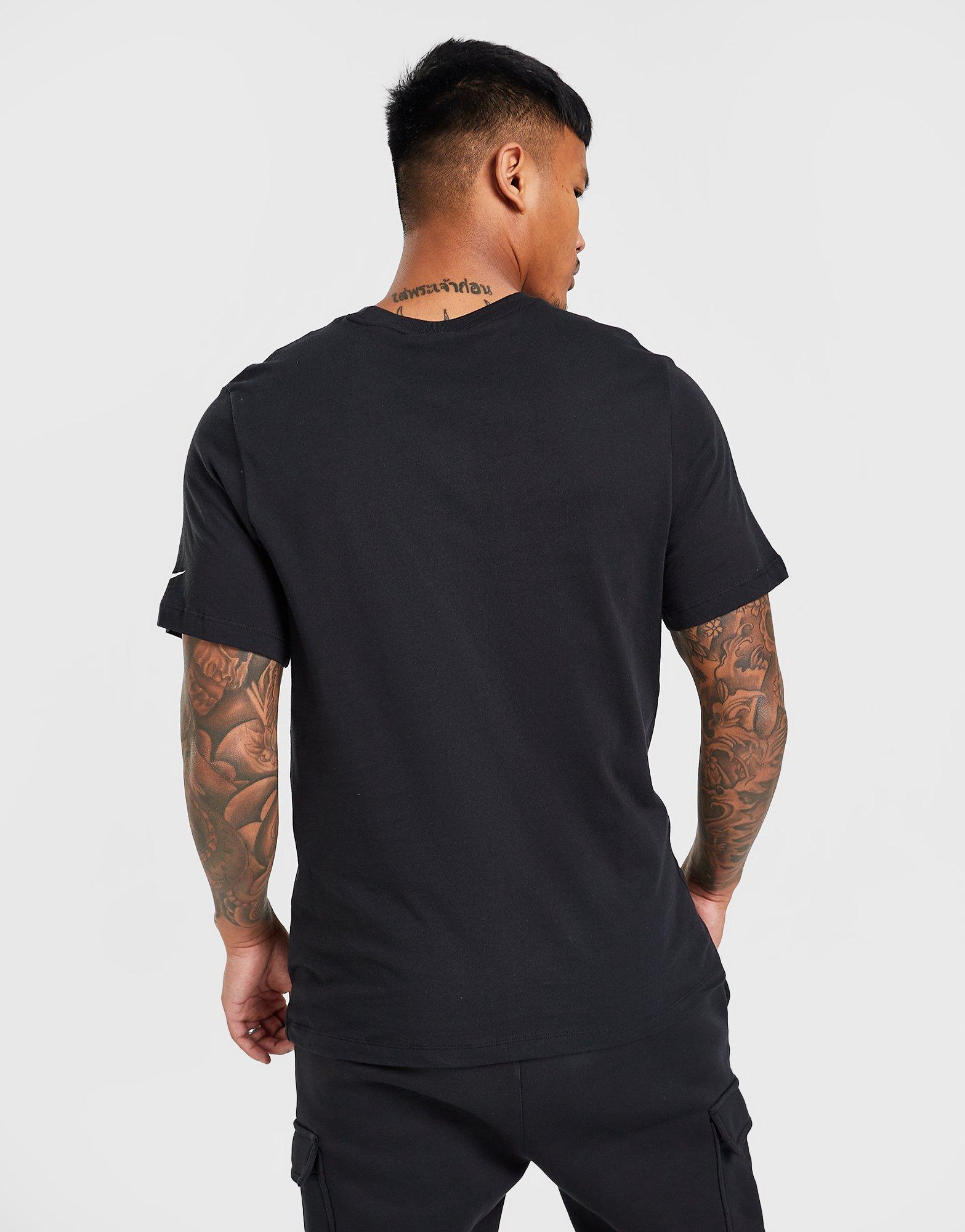 Tricou pentru bărbați NIKE TRICOU SWOOSH TRICOU DR9275010 Negru