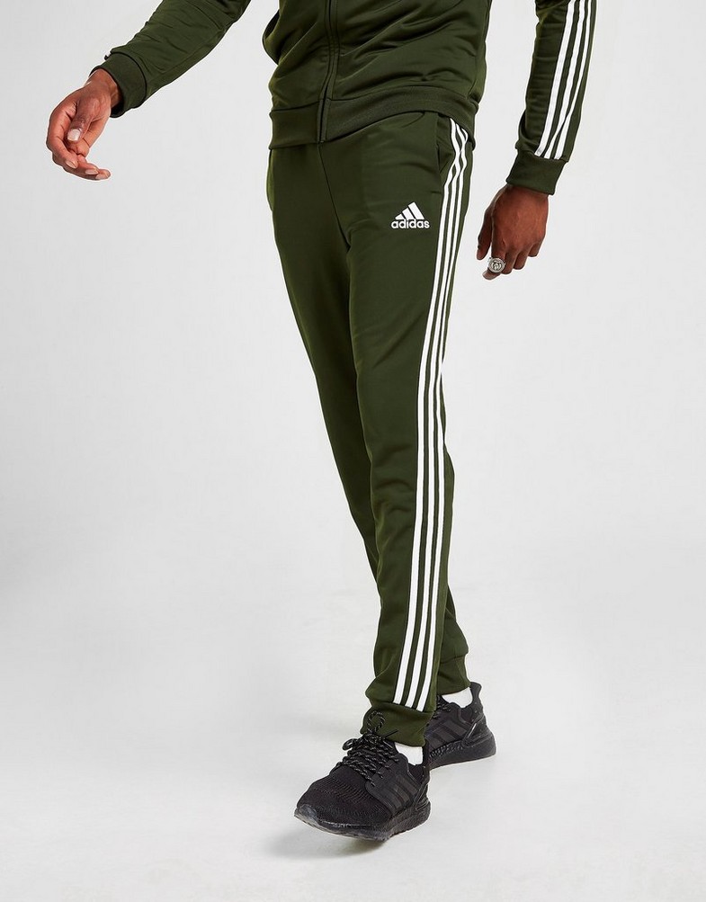ADIDAS SPODNIE BADGE OF SPORT 3-STRIPES HE0320P Zielony