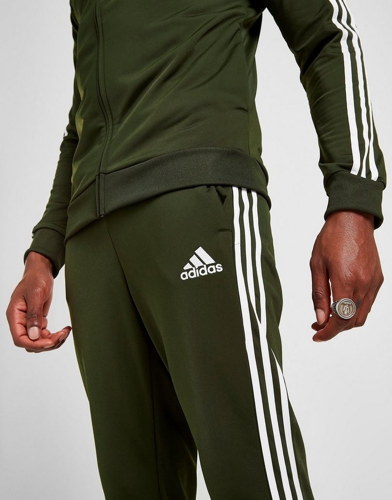 ADIDAS SPODNIE BADGE OF SPORT 3-STRIPES HE0320P Zielony