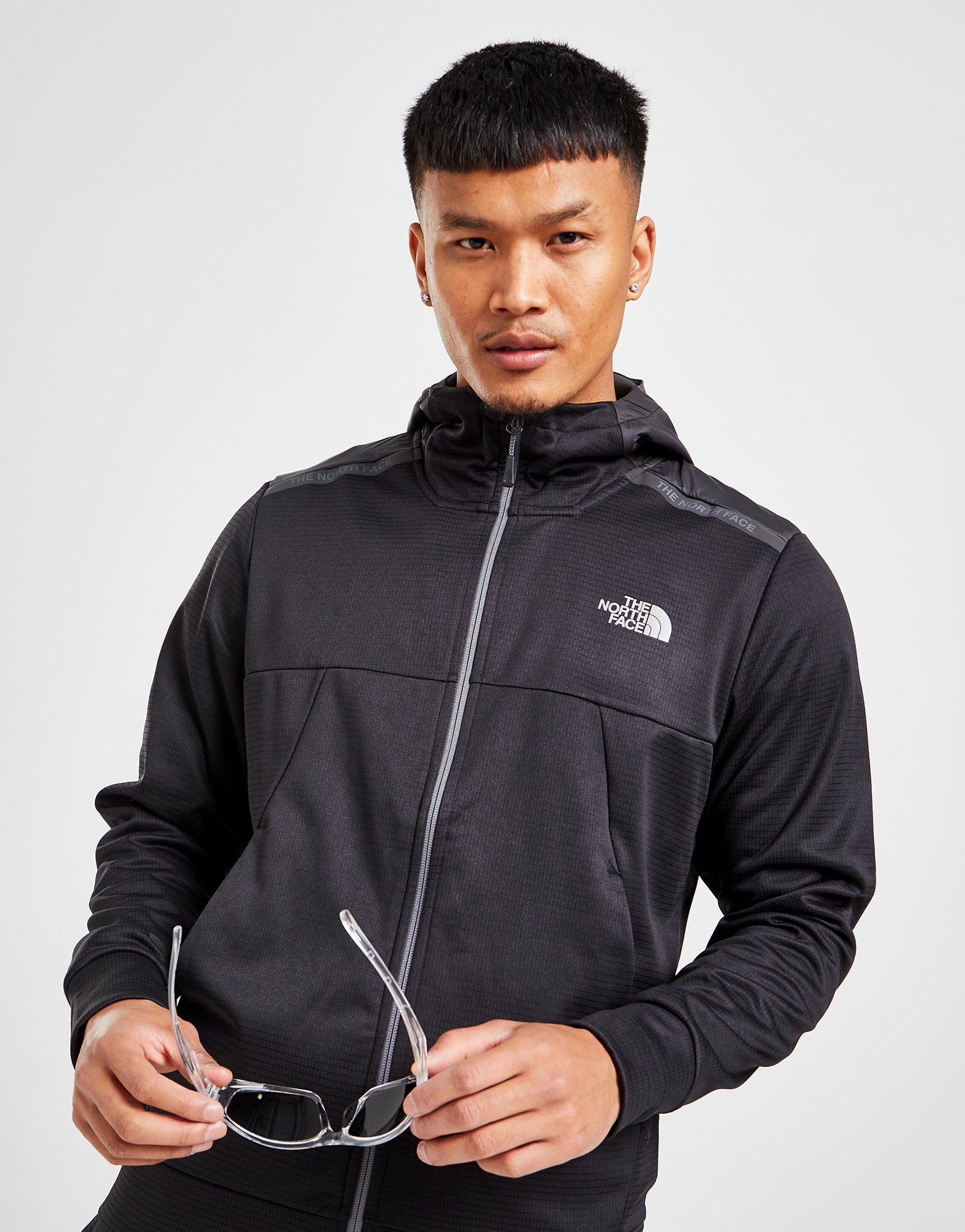 The north face train n logo full zip online hoodie