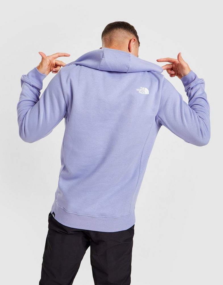Bluza męska THE NORTH FACE BLUZA Z KAPTUREM FINE BOX HOODIE NF0A5IIJZ3Q1 Fioletowy