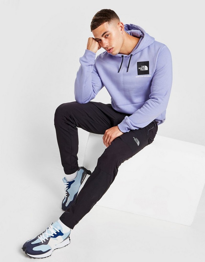Bluza męska THE NORTH FACE BLUZA Z KAPTUREM FINE BOX HOODIE NF0A5IIJZ3Q1 Fioletowy
