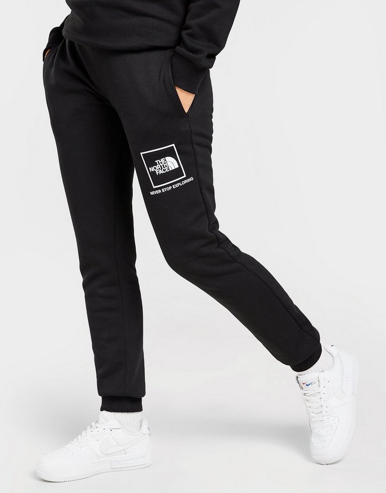 THE NORTH FACE SMALL BOX PANT BLACK/WHITE . NF0A7ZGCKY41 Czarny