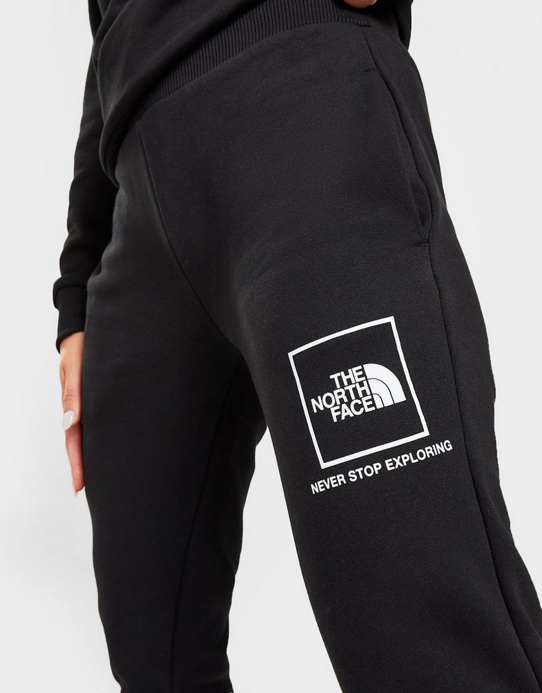 THE NORTH FACE SMALL BOX PANT BLACK/WHITE . NF0A7ZGCKY41 Czarny