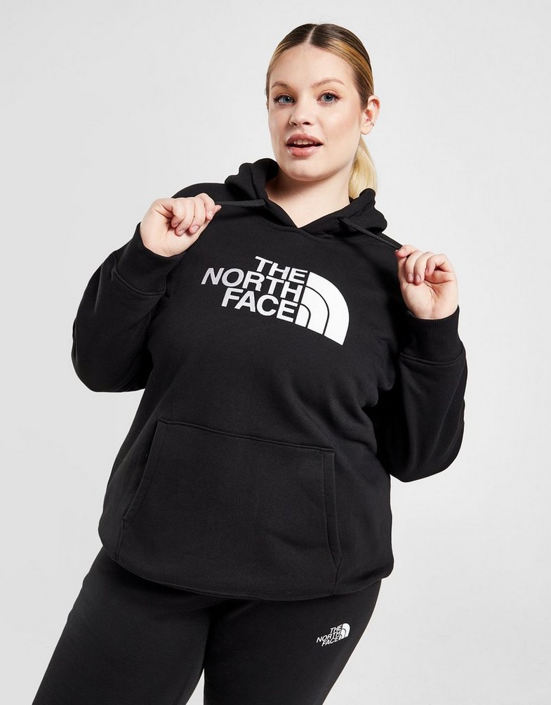 Bluza damska THE NORTH FACE Z KAPTUREM PLUS SIZE DREW PEAK HOODIE NF0A7QZKJK31 Czarny