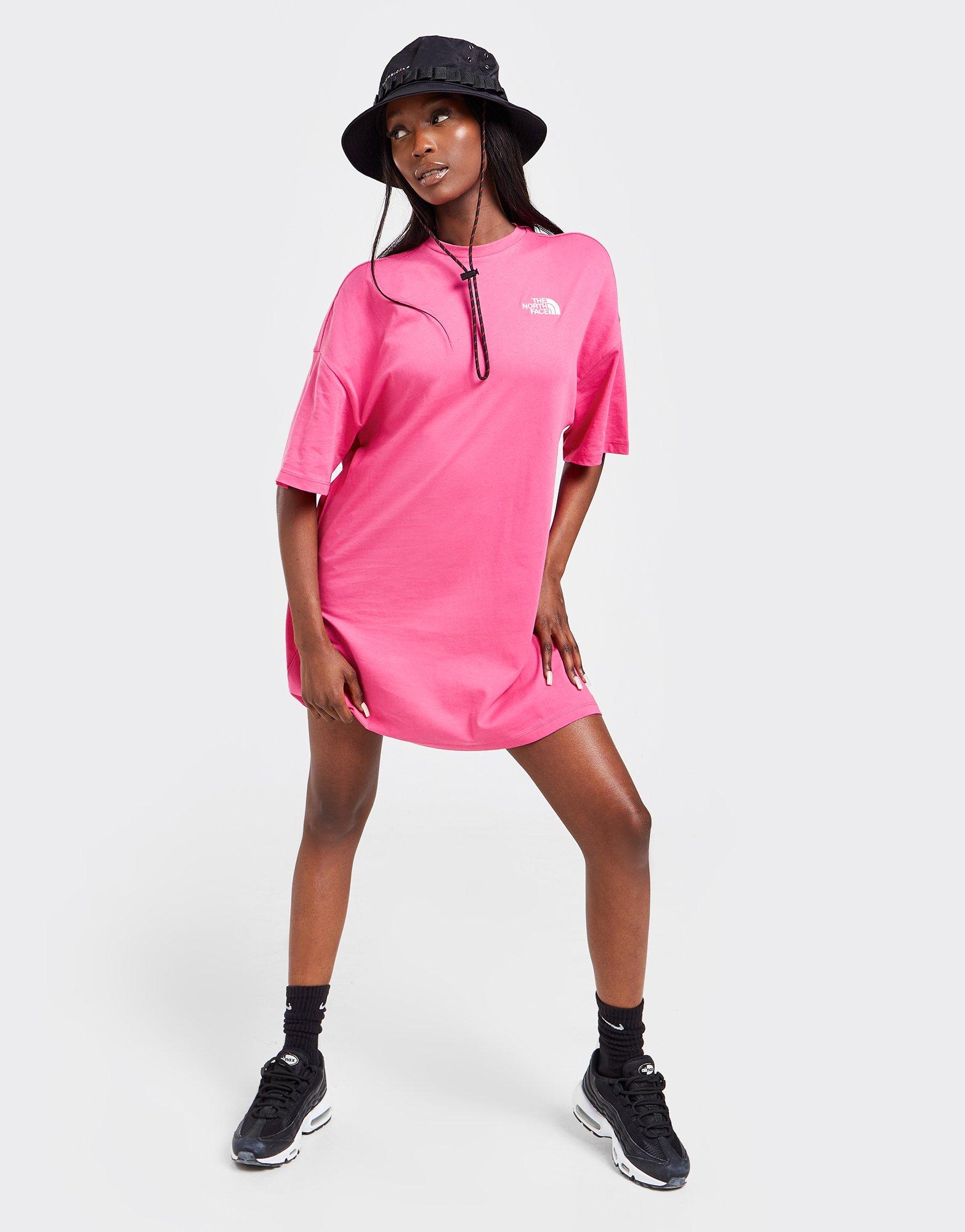 Női egyberuhák THE NORTH FACE NŐI RUHA DOME   LOGO PÓLÓ MELEGÍTŐS NF0A55APA3M1 Rózsaszín