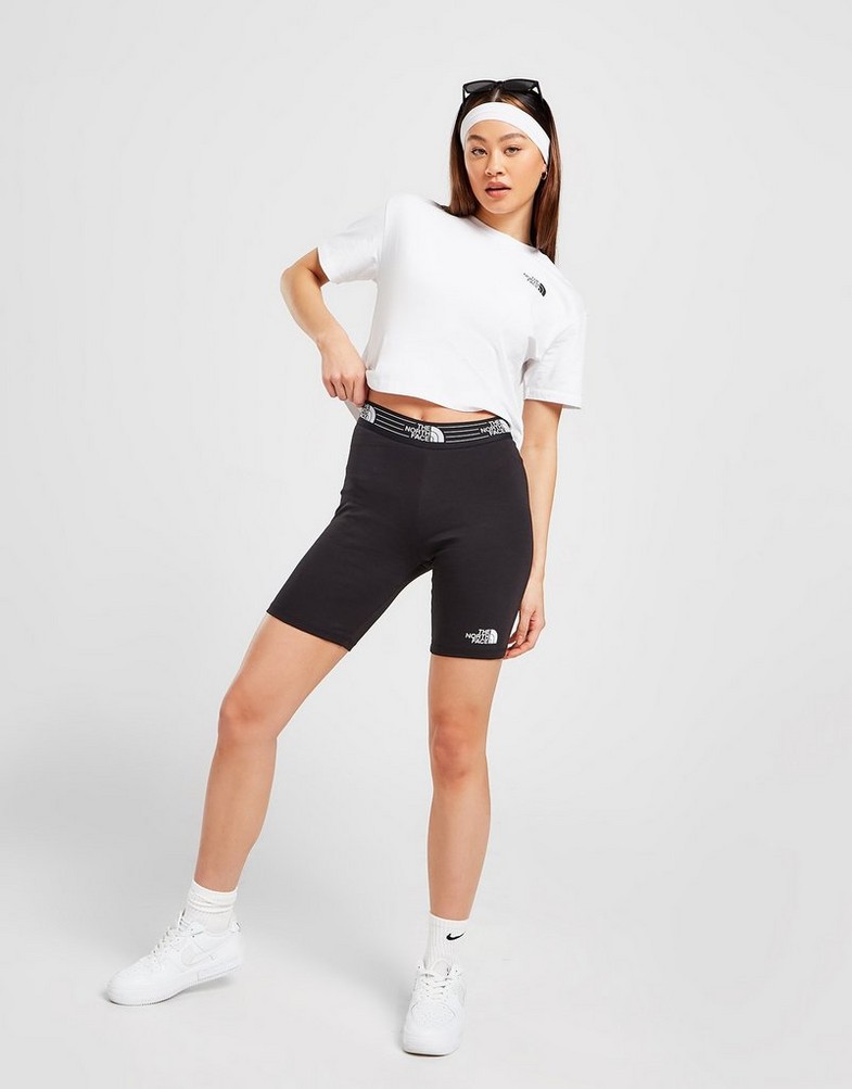 Dámske krátke nohavice THE NORTH FACE TAPE CYCLE SHORTS NF0A7WZUJK31 Čierna