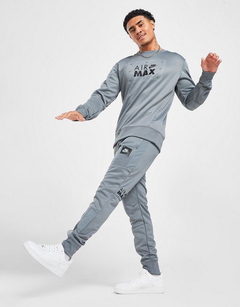 Pantaloni pentru bărbați NIKE AIR MAX SPORTSWEAR TRACK PANTS  DO7235-065 Gri